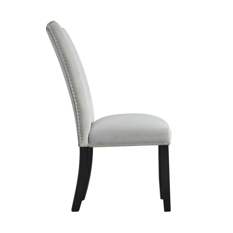  Elements International Francesca CFC300VSC Dining Chair - Gray IMAGE 3