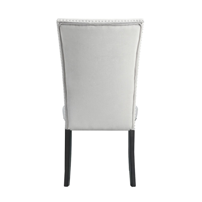  Elements International Francesca CFC300VSC Dining Chair - Gray IMAGE 4