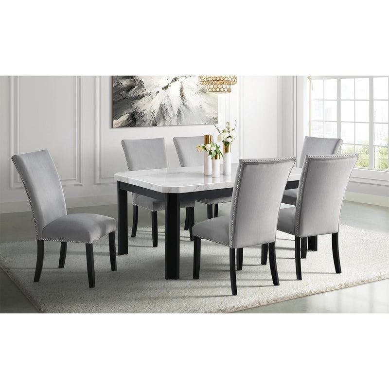  Elements International Francesca CFC300VSC Dining Chair - Gray IMAGE 9