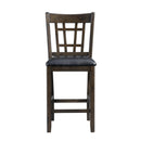  Elements International Max DMX600SC Counter Height Side Chair- Walnut IMAGE 2