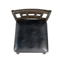  Elements International Max DMX600SC Counter Height Side Chair- Walnut IMAGE 5