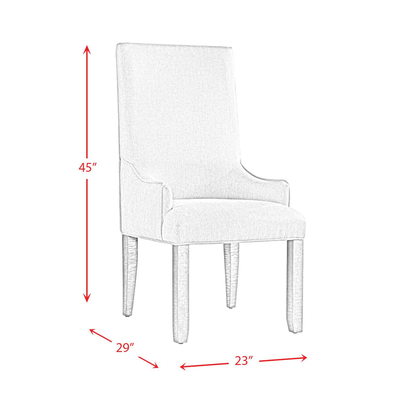  Elements International Stone DST300PC Parsons Chair - Grey IMAGE 13