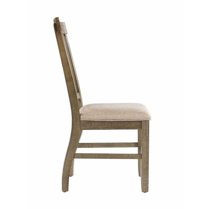  Elements International Stone DST300SC Side Chair - Grey IMAGE 3
