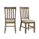  Elements International Stone DST300SC Side Chair - Grey IMAGE 4