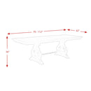  Elements International Stone DST300DT Dining Table - Grey IMAGE 10