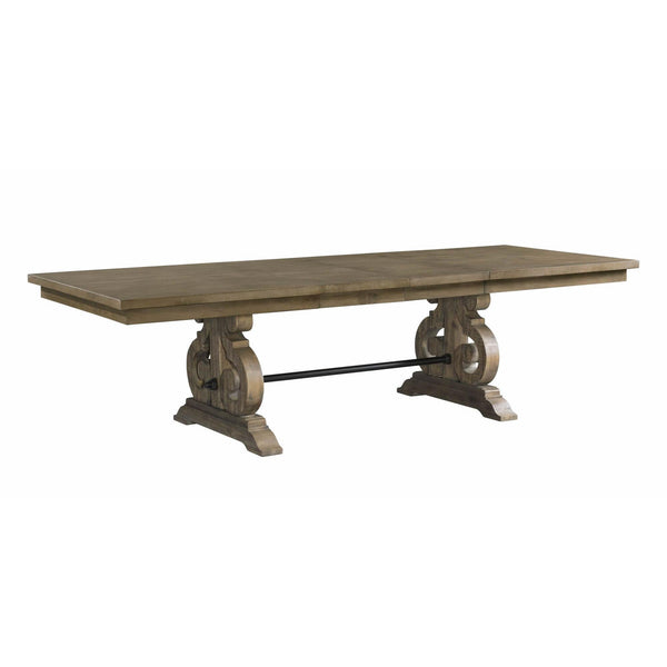  Elements International Stone DST300DT Dining Table - Grey IMAGE 1