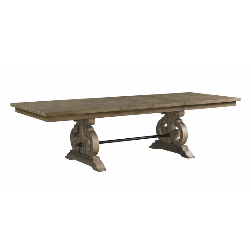  Elements International Stone DST300DT Dining Table - Grey IMAGE 1