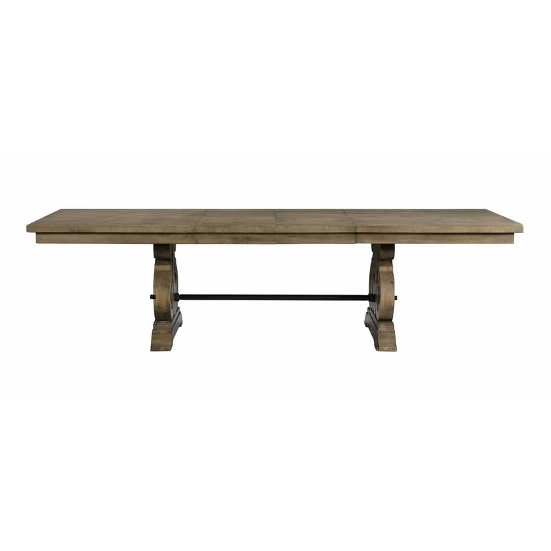  Elements International Stone DST300DT Dining Table - Grey IMAGE 2