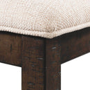  Elements International Stone DST195CSC Counter Height Chair - Smokey Walnut IMAGE 6