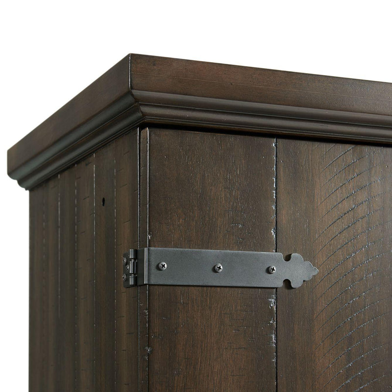  Elements International Stone DST100BBBH Kitchen Bar Hutch Set IMAGE 6