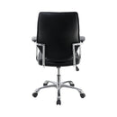  Coaster Furniture Chase 802269 Upholstered Adjustable Home Office Desk Chair - Black IMAGE 4
