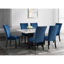  Elements International Valentino CVL500DTB Dining Table - White Marble IMAGE 7