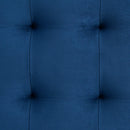  Elements International Crosby Tufted Storage Ottoman - Cobalt IMAGE 12