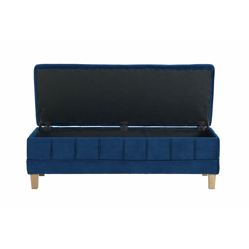 Elements International Crosby Fabric Storage Ottoman UCB1815001WWE IMAGE 4