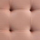  Elements International Crosby Tufted Storage Ottoman - Blush IMAGE 13