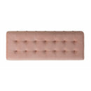  Elements International Crosby Tufted Storage Ottoman - Blush IMAGE 7