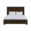  Elements International Magnolia UMG3153KB King Platform Bed - Brown IMAGE 2
