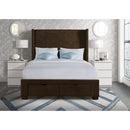  Elements International Magnolia UMG3153QSB Queen Platform Storage Bed - Brown IMAGE 10