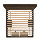  Elements International Waldorf UWF3153QSB Queen Platform Storage Bed - Brown IMAGE 3