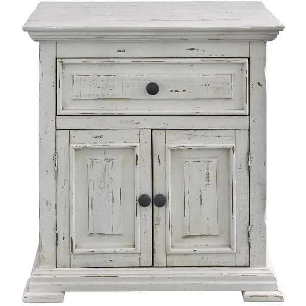  Elements International Olivia MBLV700NS Nightstand - White IMAGE 1