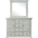  Elements International Olivia MBLV700DR Dresser - White IMAGE 4