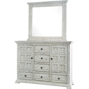  Elements International Olivia MBLV700DR Dresser - White IMAGE 5