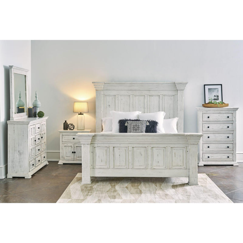  Elements International Olivia MBLV700KB King Bed - White IMAGE 3