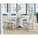  Elements International Condesa White MDCD700 Dining Table IMAGE 2