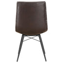  Coaster Furniture Aiken 107853 Upholstered Dining Side Chair - Brown IMAGE 6
