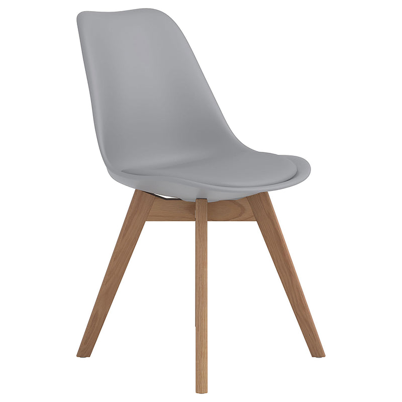  Coaster Furniture Caballo 110132 Polypropylene Dining Side Chair - Grey IMAGE 1