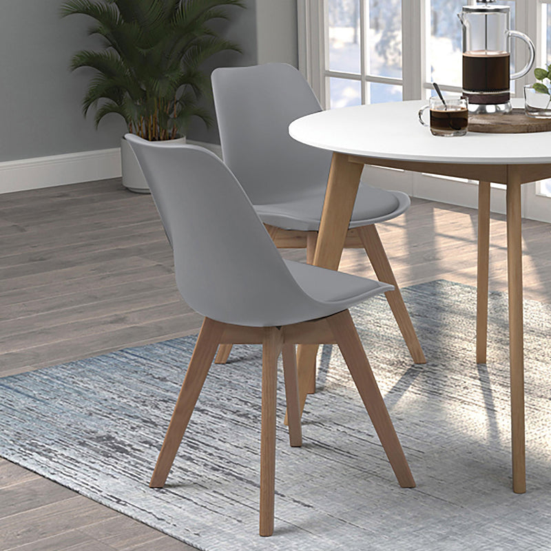  Coaster Furniture Caballo 110132 Polypropylene Dining Side Chair - Grey IMAGE 9
