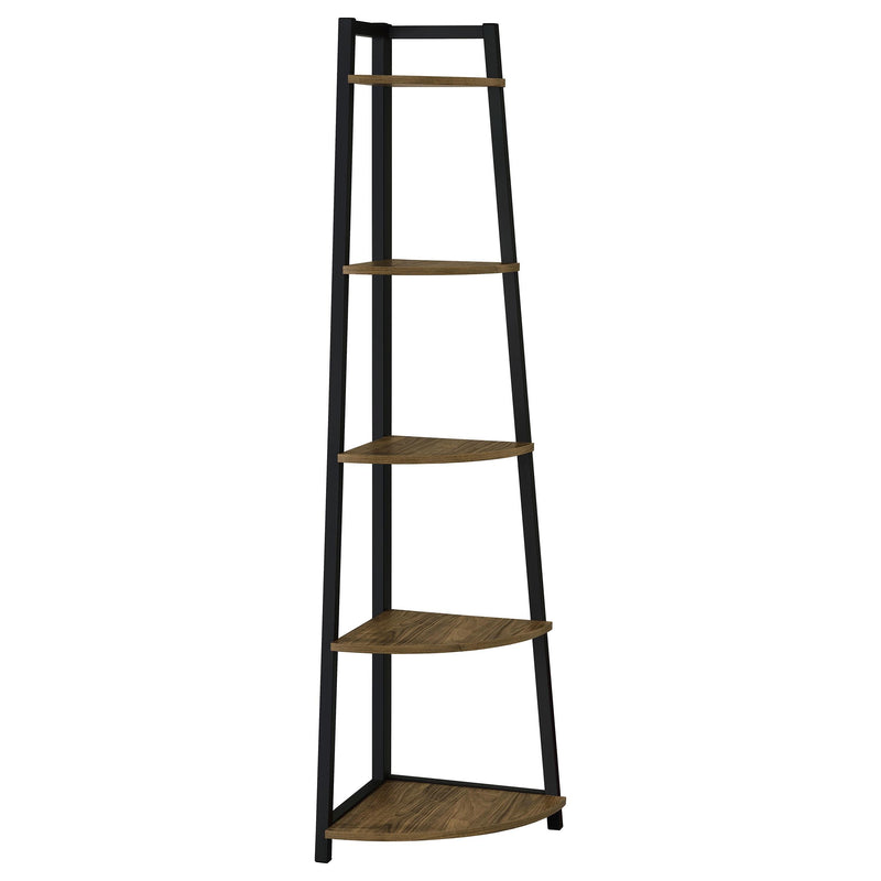 Coaster Furniture Jacksonville 805497 Corner Bookcase IMAGE 1