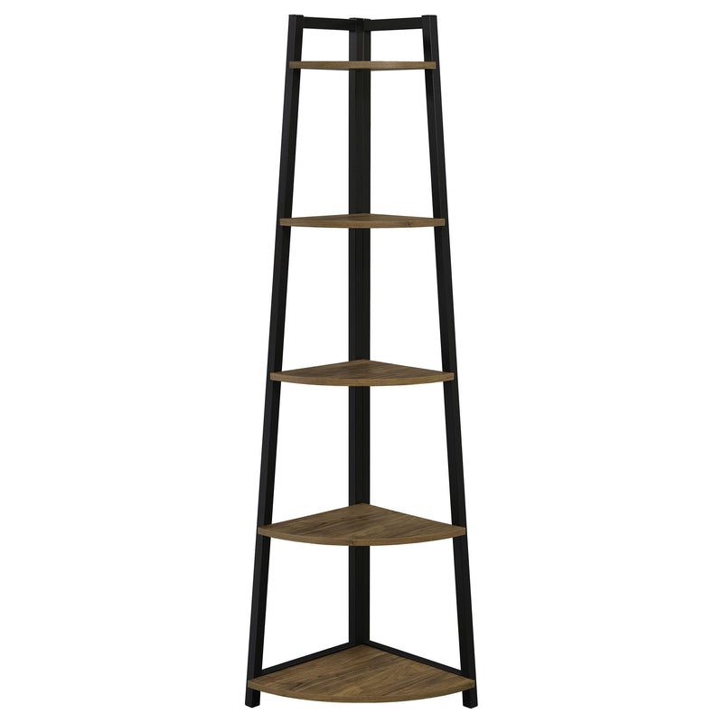 Coaster Furniture Jacksonville 805497 Corner Bookcase IMAGE 2
