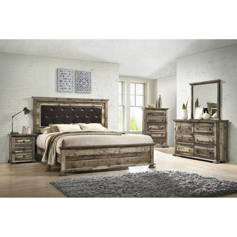 Elements International Cortez King Panel Bed CZ100KB IMAGE 2