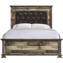  Elements International Cortez CZ100QB Queen Panel Bed IMAGE 1