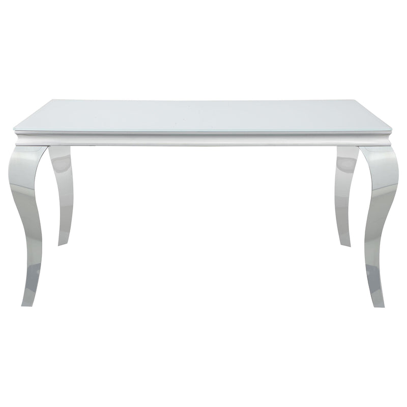 Coaster Furniture Dining Table with Glass Top 115091 IMAGE 3