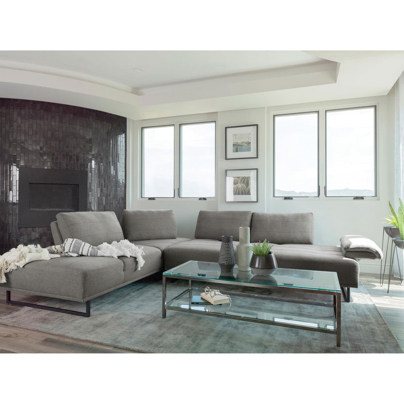 Coaster Furniture Arden 508888 Upholstered Sectional Sofa with Adjustable Back - Taupe IMAGE 8