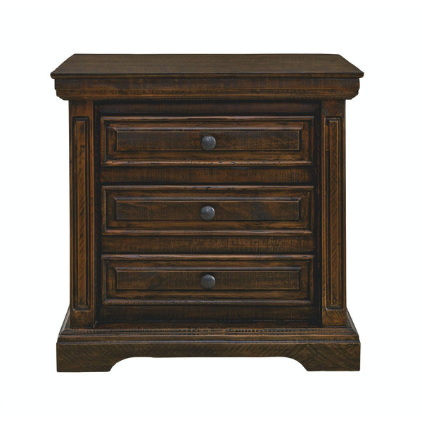  Elements International Condesa MBCD100NS Nightstand - Tobacco IMAGE 1