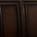  Elements International Kingston KT600KB King Sleigh Storage Bed - Walnut IMAGE 5