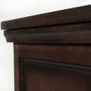  Elements International Kingston KT600KB King Sleigh Storage Bed - Walnut IMAGE 6