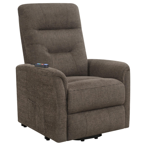Coaster Furniture Fabric Lift Chair with Heat and Massage 609404P IMAGE 1