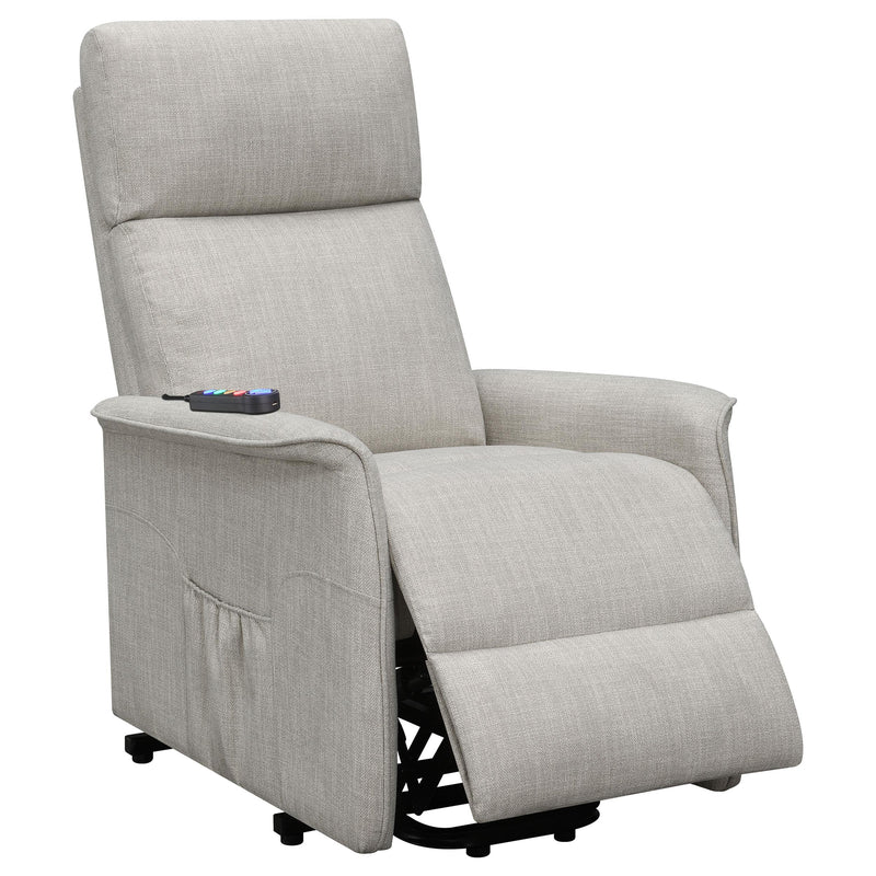 Coaster Furniture Fabric Lift Chair with Heat and Massage 609407P IMAGE 2