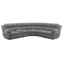  Coaster Furniture Bahrain 609540 6 pc Reclining Sectional IMAGE 1