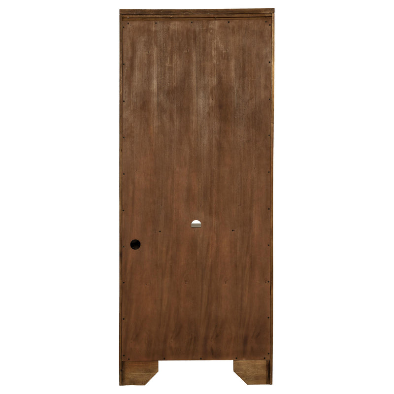  Coaster Furniture Hartshill 881286 78-inch 3-shelf Cabinet Bookcase - Burnished Oak IMAGE 6