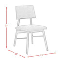  Elements International Razor DRZ100SC Side Chair IMAGE 13