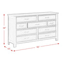  Elements International Sullivan SV500DR 9-Drawer Dresser IMAGE 11