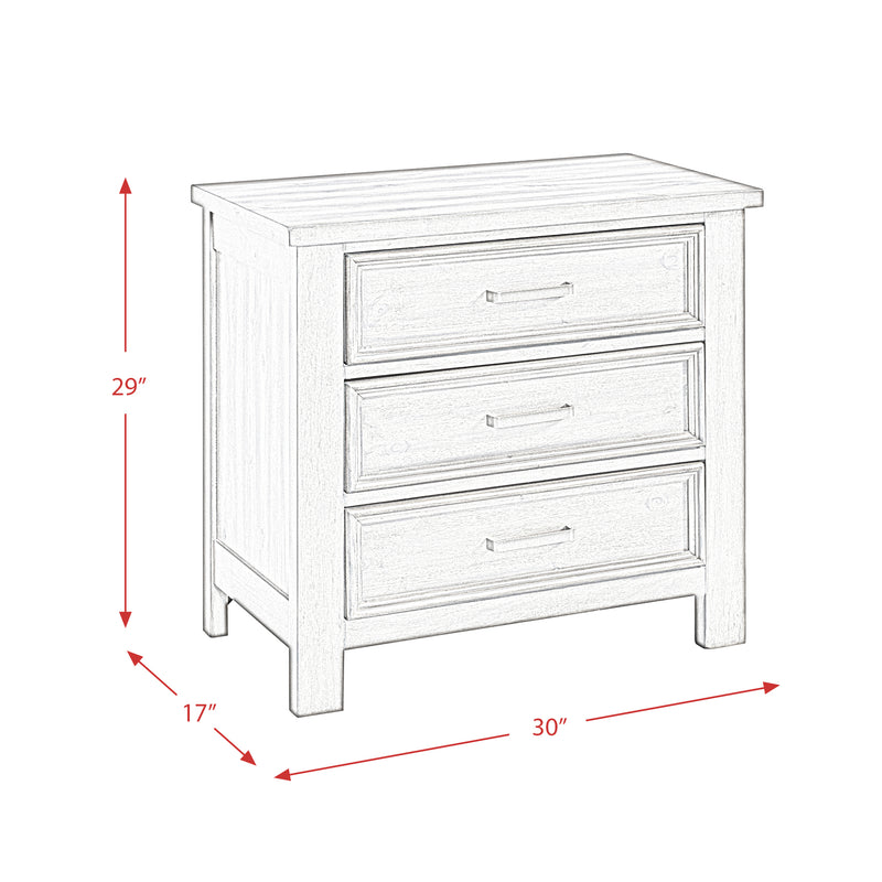  Elements International Sullivan SV500NS 3-Drawer Nightstand IMAGE 11