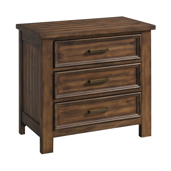  Elements International Sullivan SV500NS 3-Drawer Nightstand IMAGE 1
