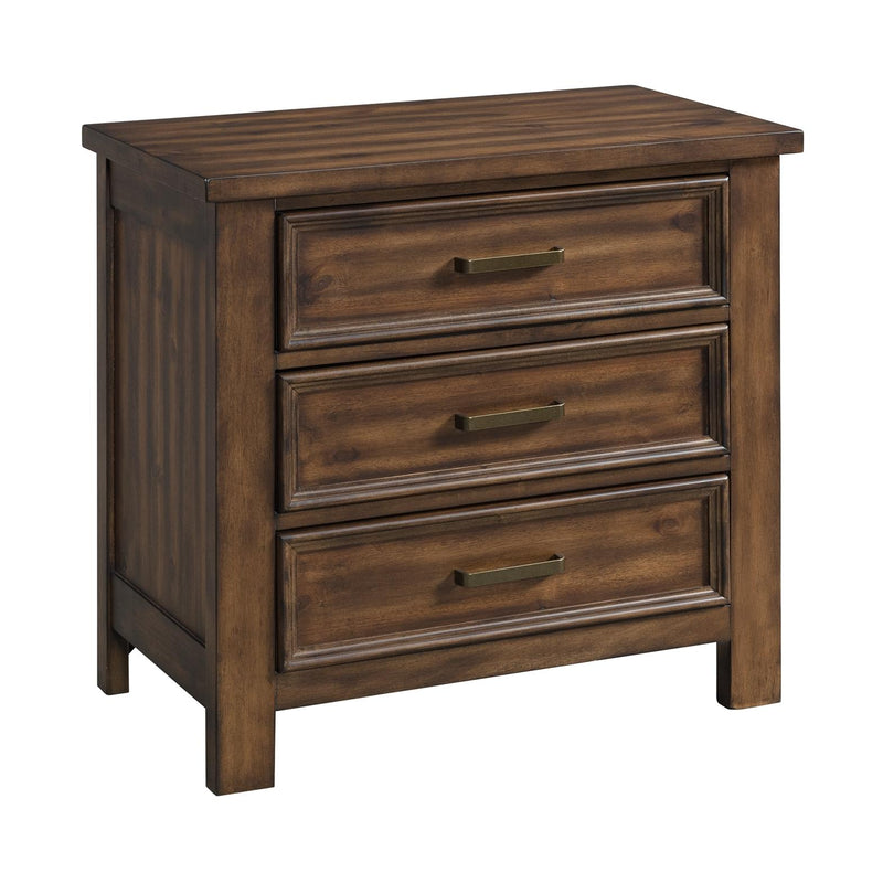  Elements International Sullivan SV500NS 3-Drawer Nightstand IMAGE 1