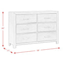  Elements International Shelby SY600DR 6-Drawer Dresser IMAGE 11